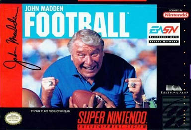 John Madden Football Super Nes Nintendo