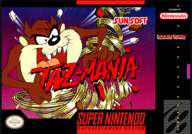 Taz-Mania Super Nes Nintendo